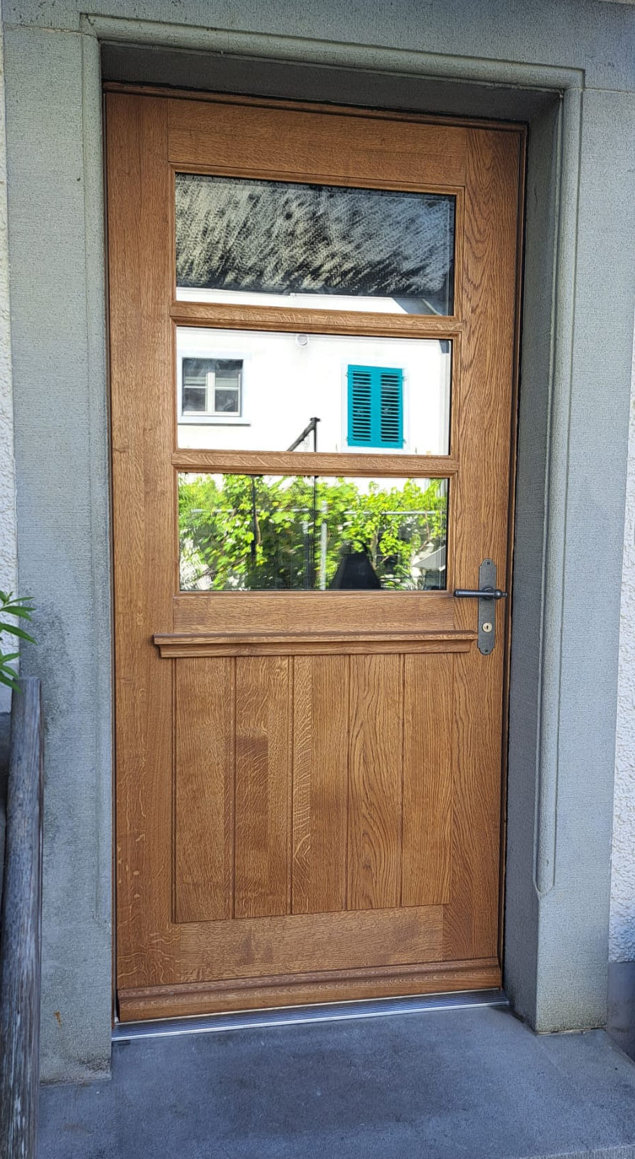 Haustüre - Eiche_mit_Glasscheibe Haustüre - Eiche_mit_Glasscheibe